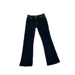 Cosmopolitan Bootcut Jeans Mid Rise Embroidered Denim Y2K Blue Womens Size 10